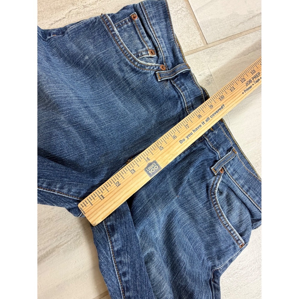 Vintage Y2K Lucky Brand Mid Rise Flare Jeans Medium Wash Blue Size 10/30 - Picture 5 of 9